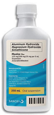 maalox plus mims ph